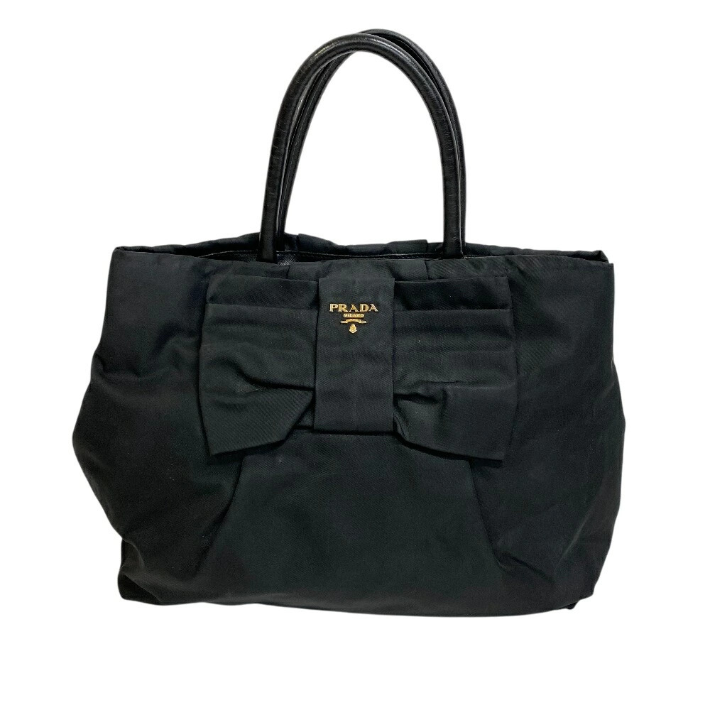 PRADA Rion Tote Bag Handbag Black - Picture 1 of 10